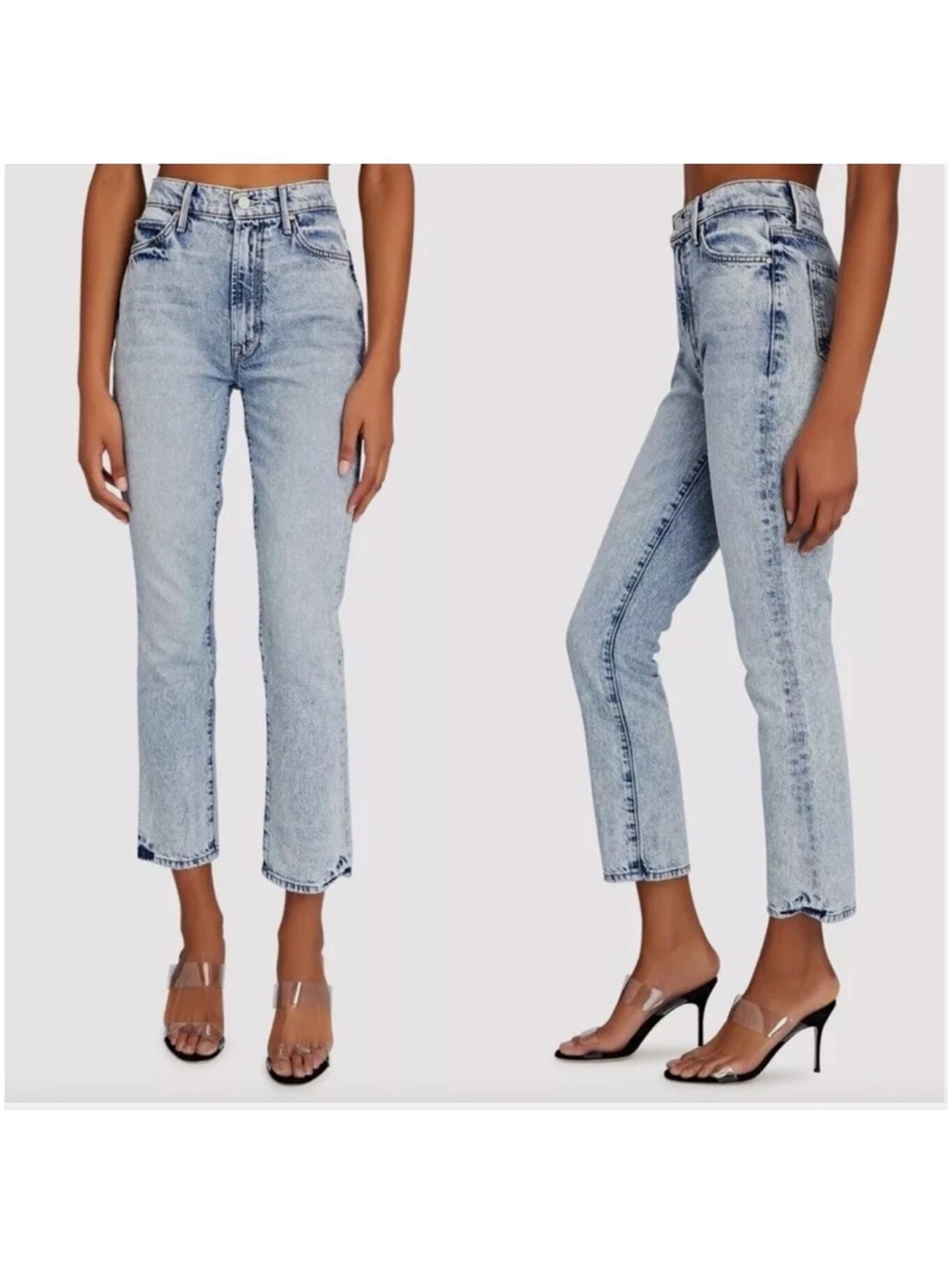 MOTHER Superior The Swooner Rascal Ankle Jeans Signs and Symbols $258